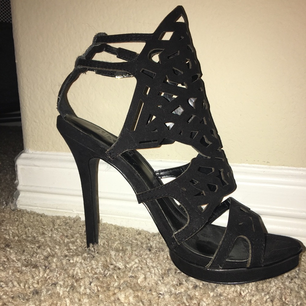 Black stilettos